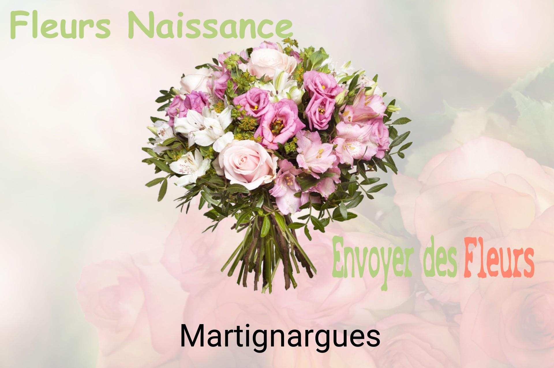 Bouquet de fleurs de naissance livré à Martignargues